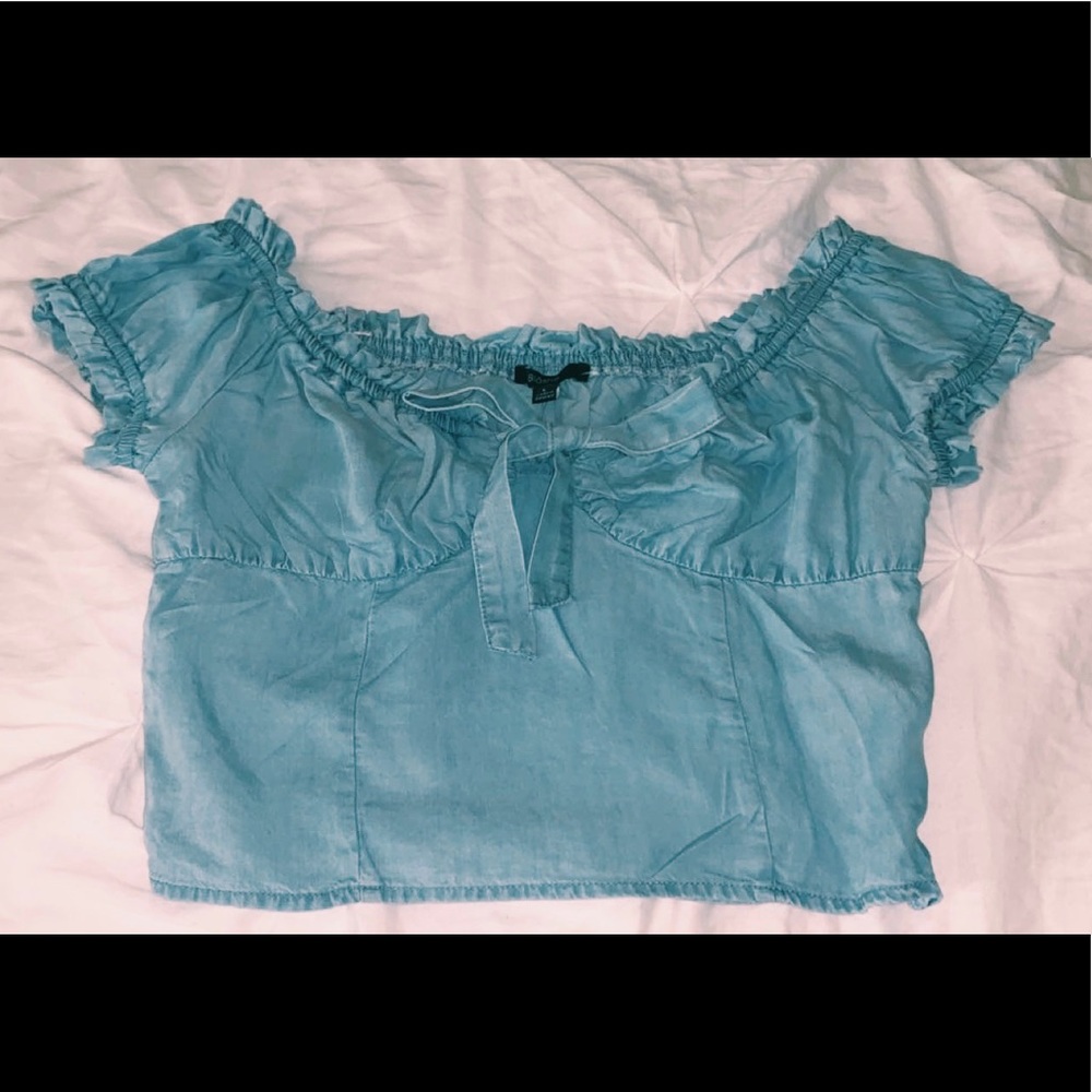 NWT blue blouse from forever 21